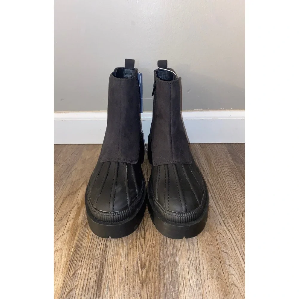 NWT Universal Thread Waterpoof‎ Black Boots sz 8